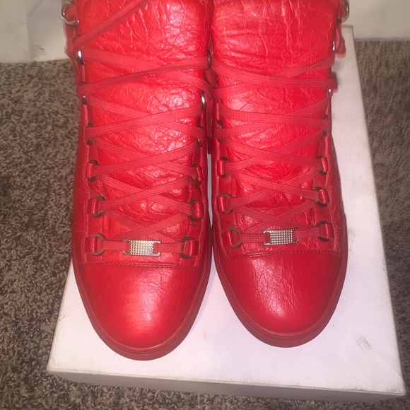 Balenciaga arena opaque rouge paprika
